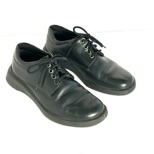 Bally Men's Black Leather Jorat Lace Up Oxford Shoes Size US 7.5 D EU 36.5 E